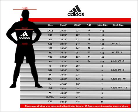 adidas clothing size guide.